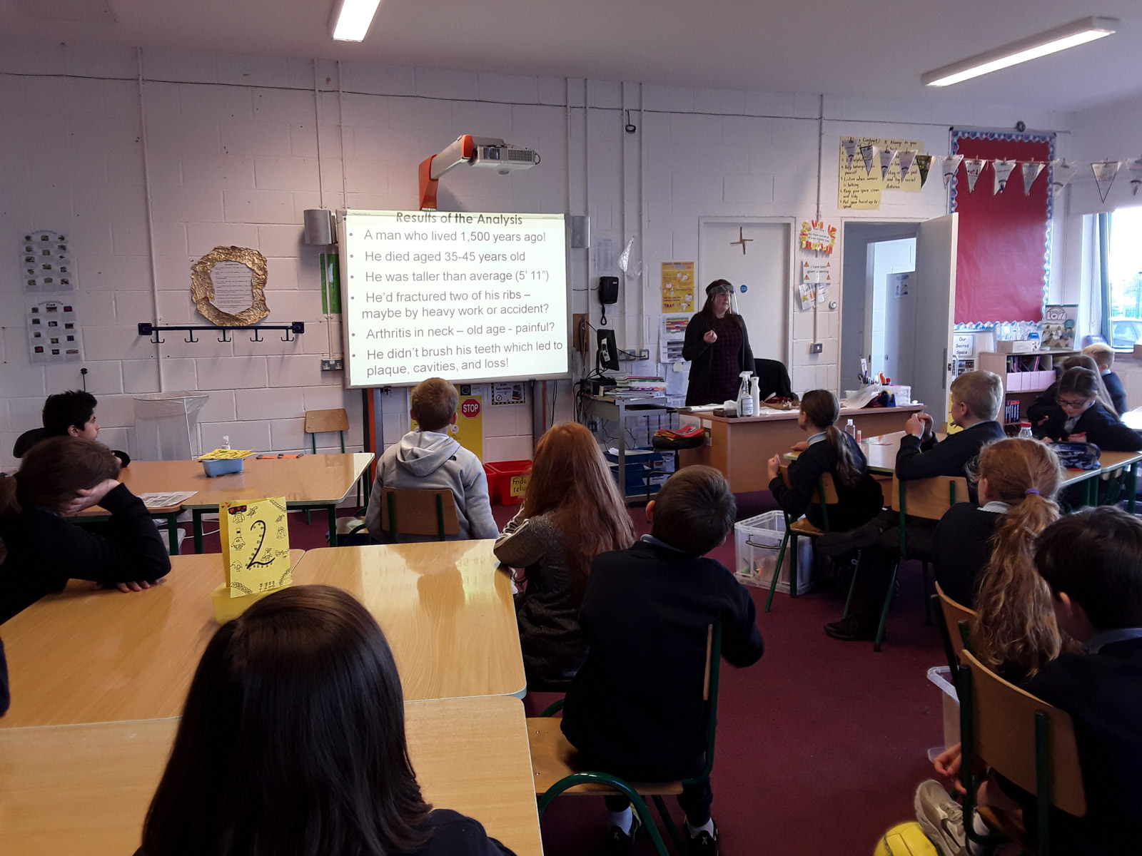 Sallins NS School Visit IAC Archaeology